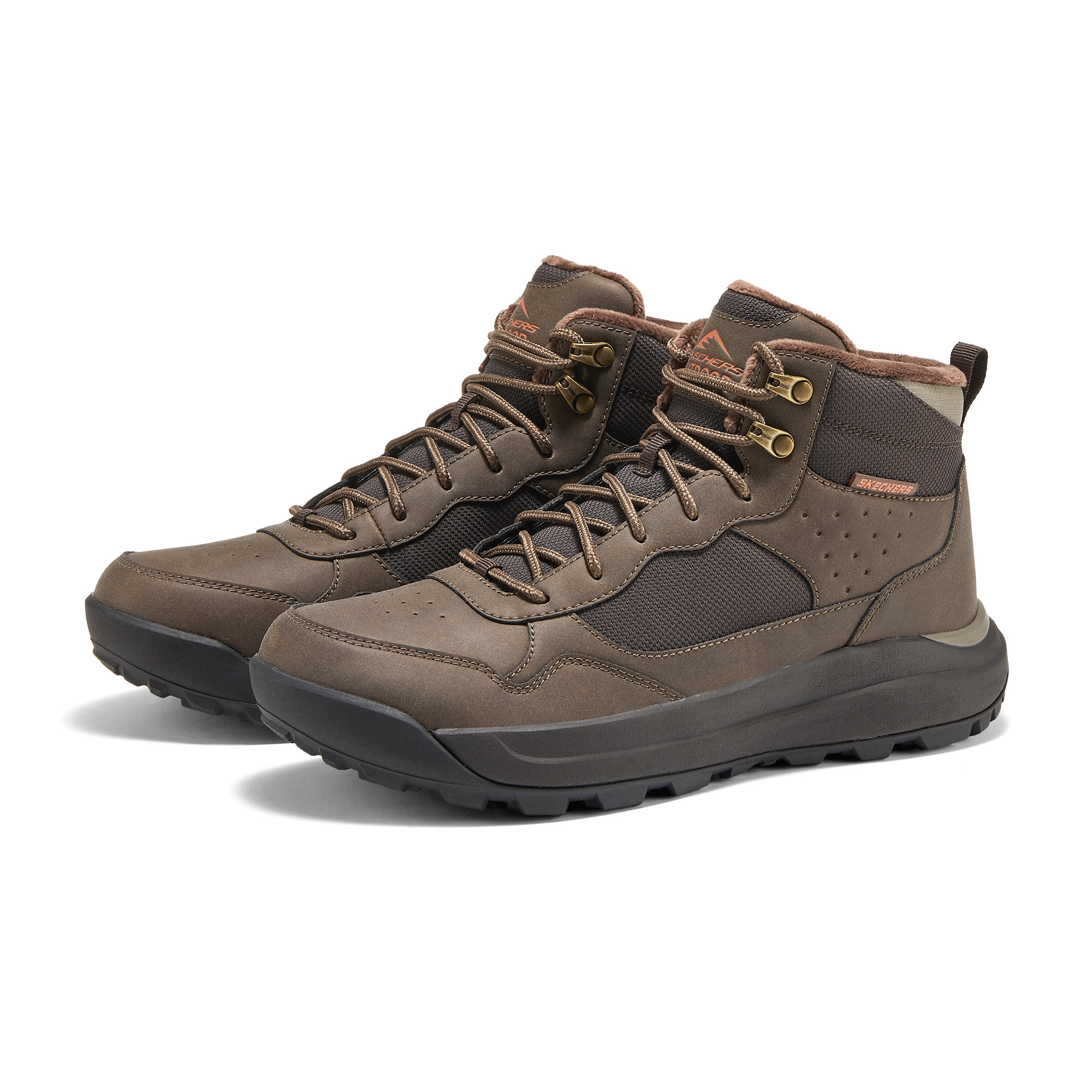 Skechers斯凯奇新款男士秋冬季时尚加绒舒适柔软冬靴雪地靴211261