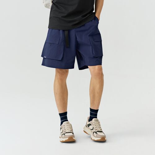 Skechers斯凯奇2026新款春夏就男士休闲百搭宽松梭织短裤L226M011