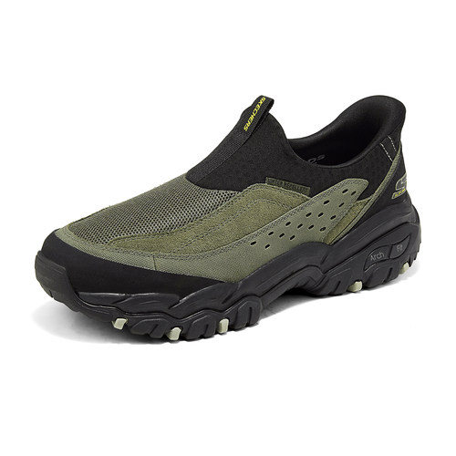 Skechers斯凯奇新款男士百搭舒适透气缓震户外休闲运动鞋237778C