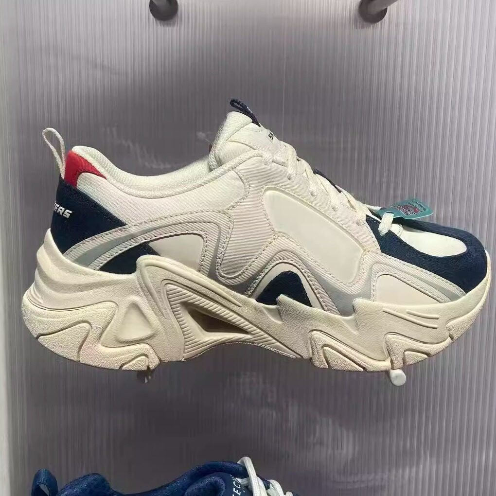 Skechers斯凯奇女士舒适运动厚底一脚蹬休闲鞋特价149492