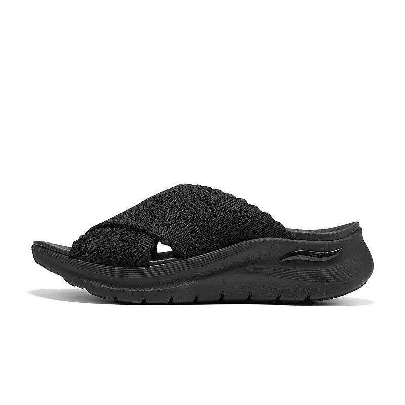 Skechers斯凯奇女士夏季足弓支撑高回弹舒适柔软休闲凉拖鞋164079