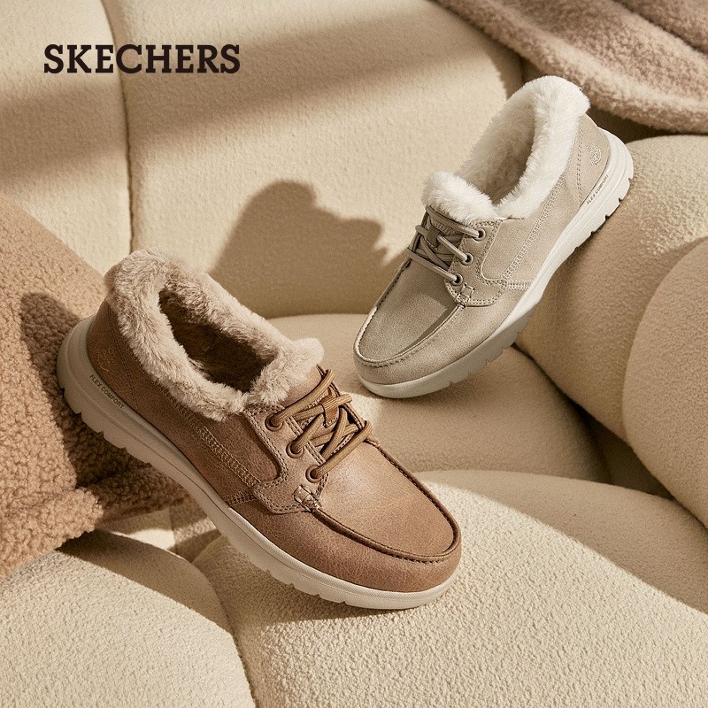 女平底加绒休闲鞋Skechers