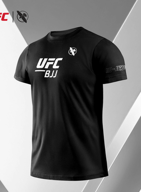 HAYABUSA 隼UFC BJJ圆领短袖T恤男女运动休闲健身训练跑步百搭棉T