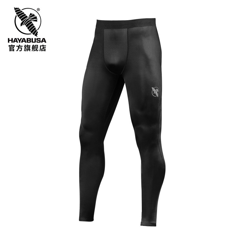 HAYABUSA 隼防磨裤紧身裤压缩裤速干男女套装巴西柔术mma格斗长裤