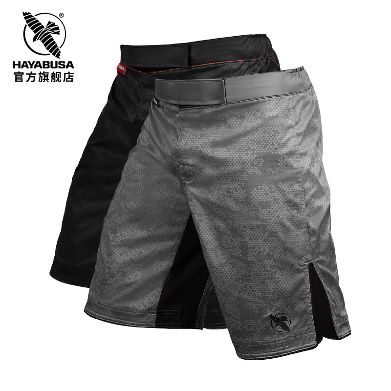 HAYABUSA 隼拳击短裤运动健身休闲裤mma格斗短裤散打短裤泰拳短裤