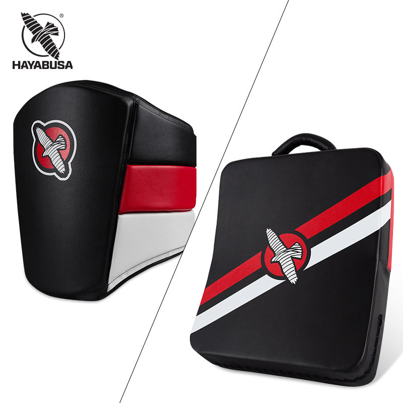 HAYABUSA隼拳击格斗训练弧形大脚靶腰靶散打搏击泰拳后踢靶护腰靶