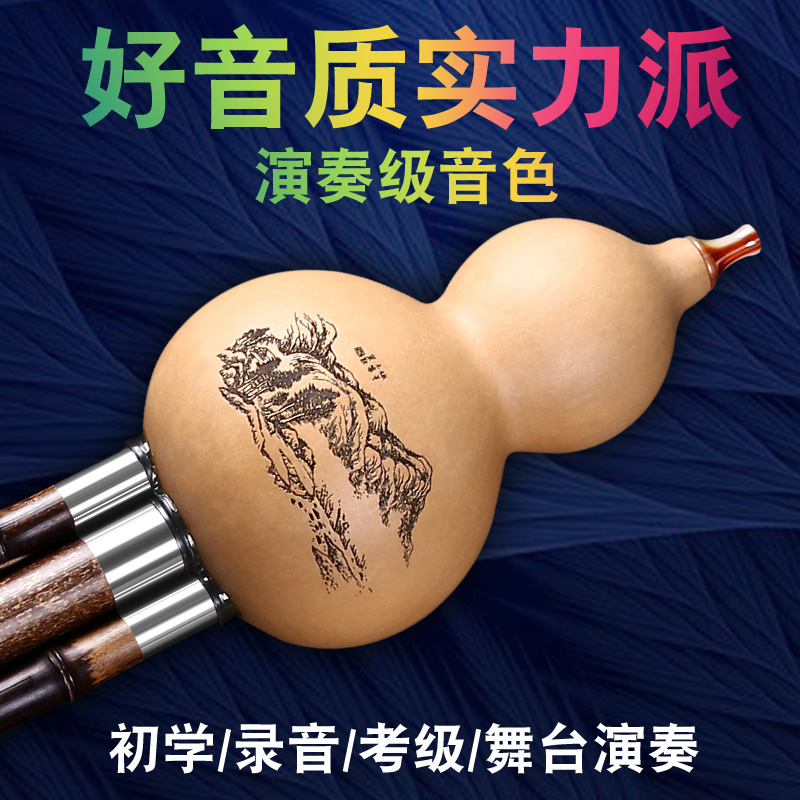 降B调dagf初学考级品牌葫芦丝