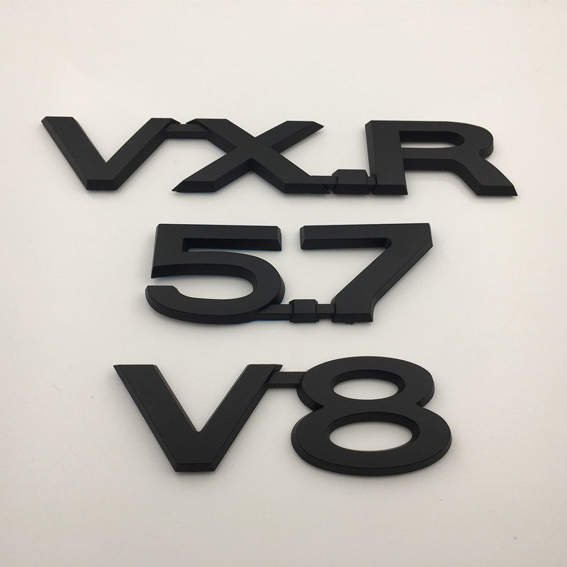 适用于丰田兰德酷路泽陆地巡洋舰 gxr vxr v8 v6 5.7后尾标车标贴