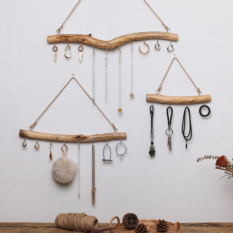 原木树枝首饰展示架复古装饰挂钩壁挂墙上项链挂架耳饰饰品收纳架,饰品/流行首饰/时尚饰品新,首饰展示架,淘宝优惠券,粉丝福利购,淘宝优惠卷