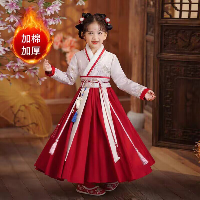 2025过年女童古风汉服旗袍