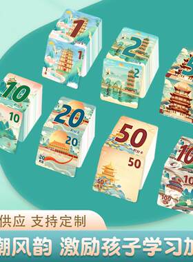 小分值卡创意潮流国风积分卡