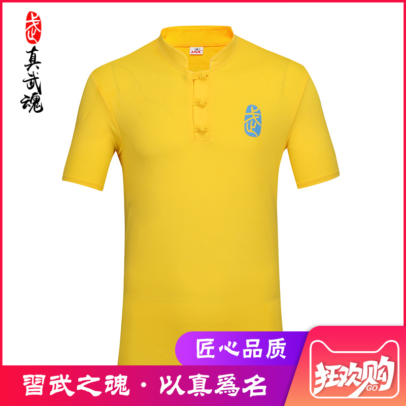 真武魂夏季冰丝太极服短袖新款中国风武术服训练衣服太极拳练功服