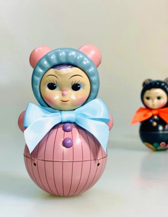 Makouty铁皮玩具品牌创始人陈国泰先生的新品盲盒不倒娃