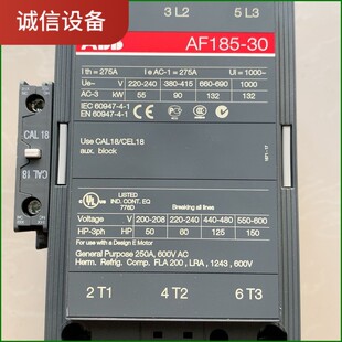 瑞典进口全新abb接触器，AF185-30，包全新未使用过。议价
