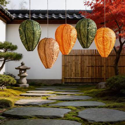 果园户外布灯笼防水黄蜂驱蜂漩涡布灯笼引路蜂巢蜜蜂露营驱虫灯罩