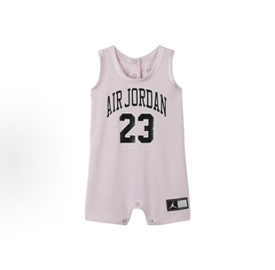 Jordan字母数字印花休闲圆领婴幼童连体衣HA7305-663