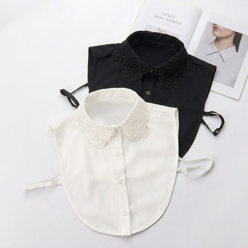 秋冬新品上市水溶绣珠片假领子绣花精致假领女装服饰配件厂家直销