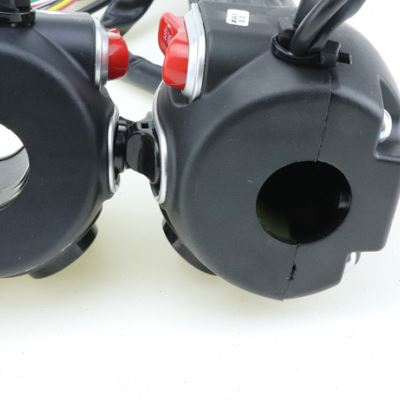 新品电动车把座开关小龟王车五代金龟王转把碟鼓带喇叭大灯转向改