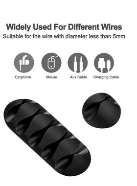 gement Clips Cable Holder for Mouse Headphone Wire Organizer