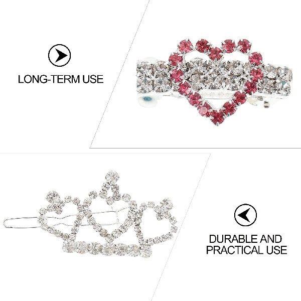 5 Pcs Pet Headgear Lovely Hairpins Barrettes Clips Dog Girl