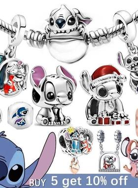 Lilo Stitch Series Charms Silver 925 Original Fit Bracelet S