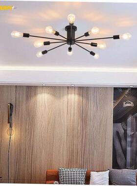 Semi Flush Mount Ceiling Lights Black Sputnik Ceiling Light