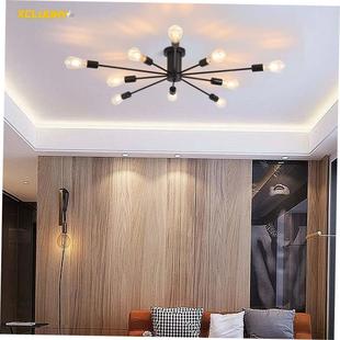 Semi Flush Mount Ceiling Lights Black Sputnik Ceiling Light