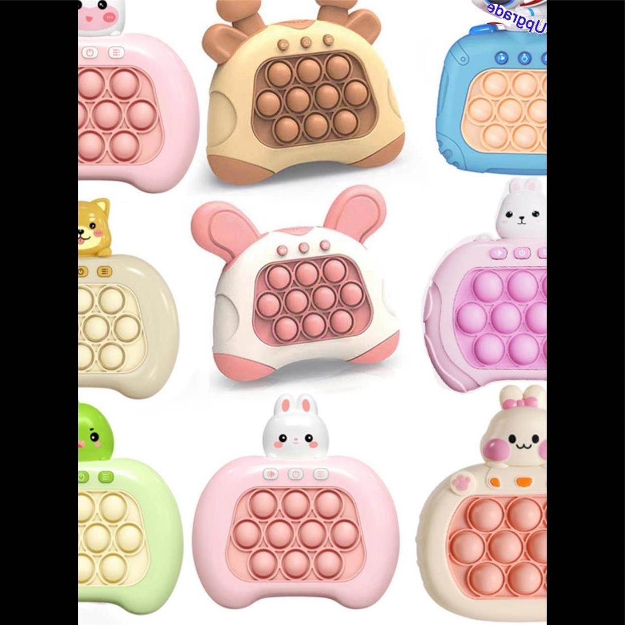 Upgrade Quick Push Bubble Game Fidget Toys for Kids Adult Fu