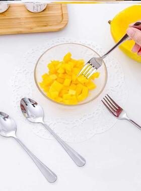 StainlessSteel Knife and Fork Set Small Spoon便携式刀叉套装