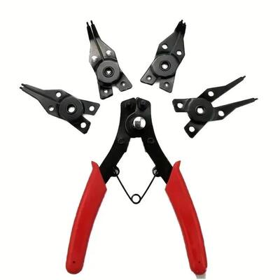 4-In-1 Circlip Pliers Set Snap Ring Pliers Multi Crimp Remov