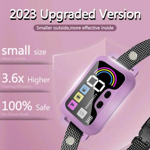 Smart Dog Training Shock Collar, Remote Vibration, Electroni