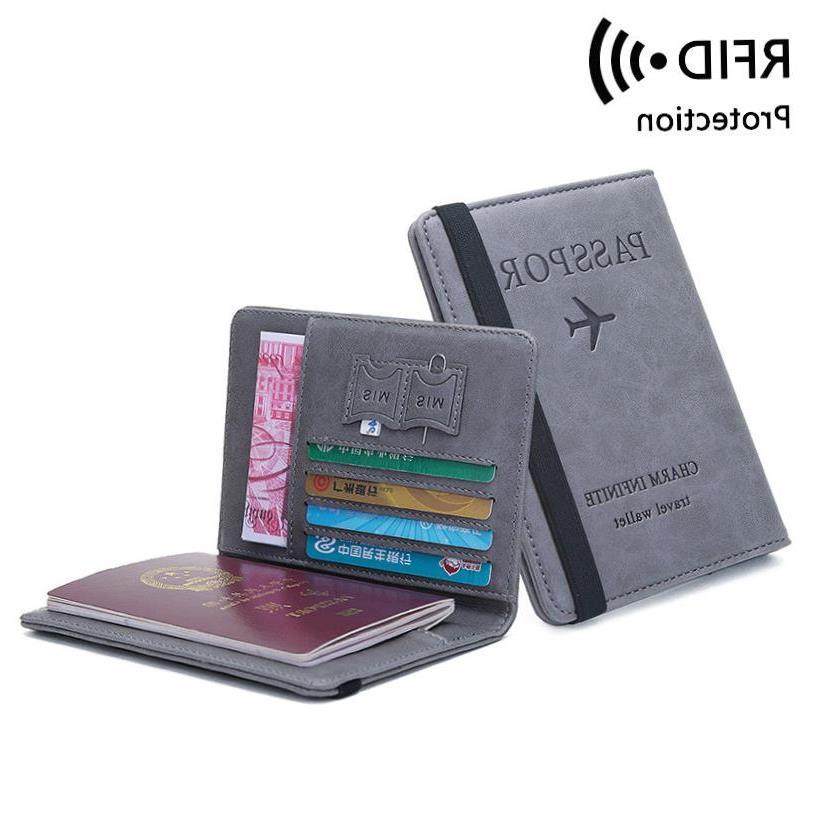 RFID passport holder card case wallet 护照证件夹钱包机票卡夹