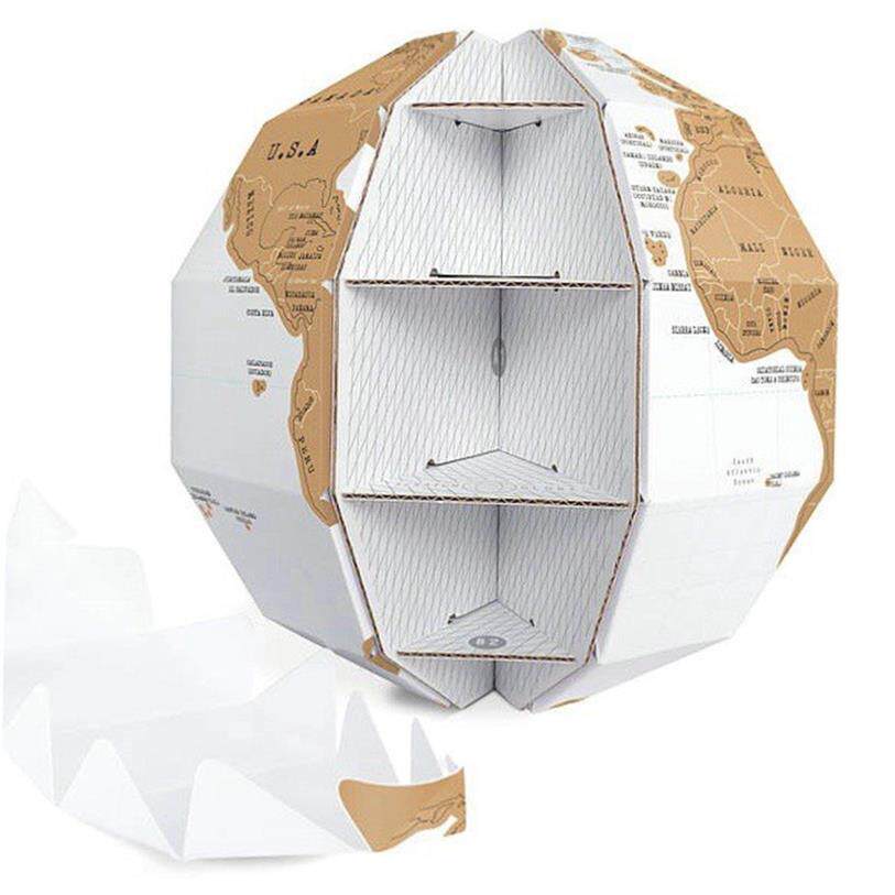 New Scratch Off 3D Globe World DIY Poster Travel Map gift