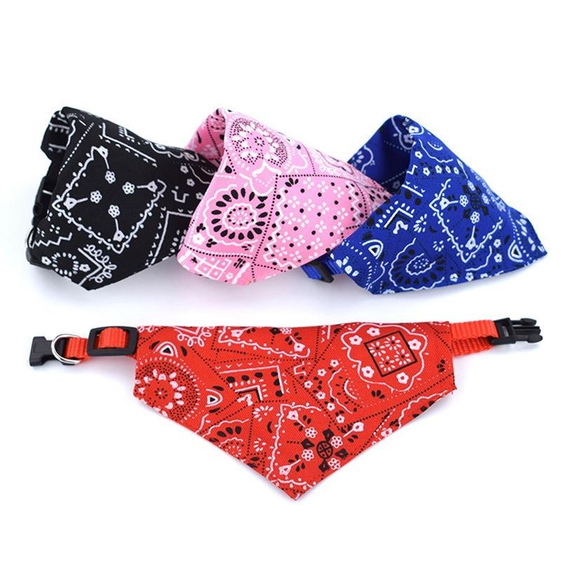 Pet Bibs Adjustable Pet Saliva Towel Dog Puppy Cat Neck Scar