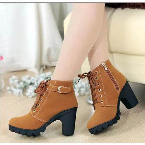 2018women summer sexy ladies high heels boots shoes40 短靴女