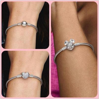 Disney 925 Sterling Silver Bracelet Moments Sparkling