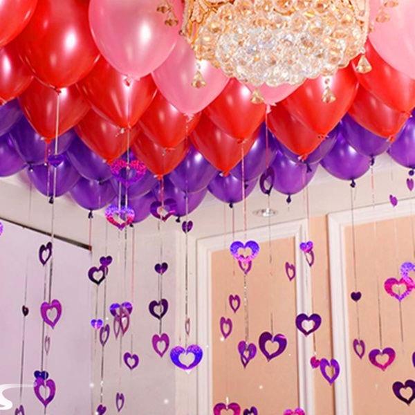 24气球飘空网红气球七彩气球打气会飞的可以升空能飞起来装饰布置