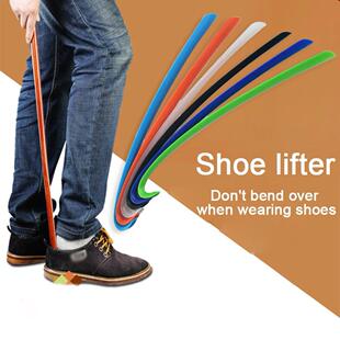 42CM Plastic Extra Long Shoehorn Hotel Household Shoe Wearer