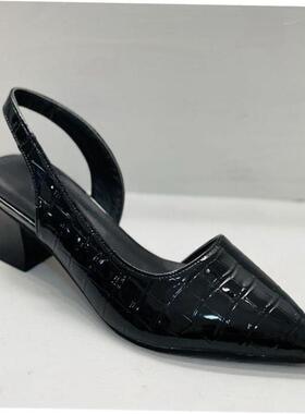 Genuien Leather Vintage Pointed Toe Women Shoes Pumps Spring