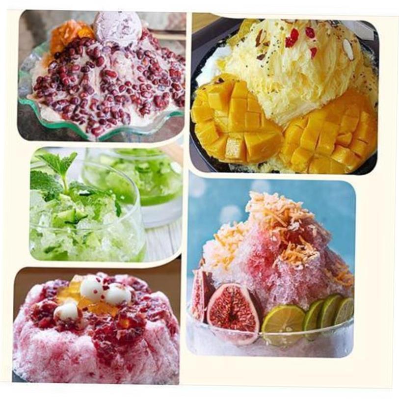 Electric Ice Crusher Triple Blades Shaver Snow Cone Machine