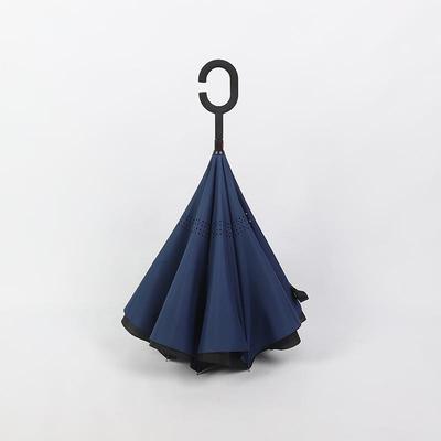 long shank double layer inverted umbrella windproof golf