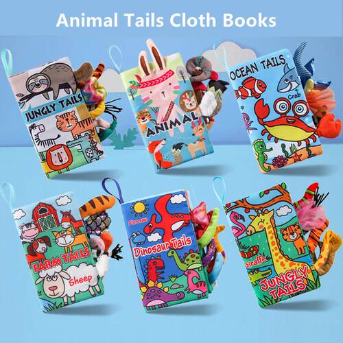 Baby Cloth Book Kids Infant Early Learning Educational Anima