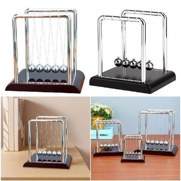 Newtons Cradle Steel Balance Ball Teaching Supplies Physics