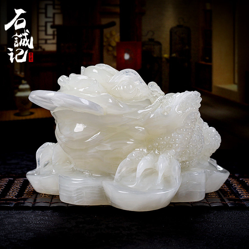 Shicheng high-grade Toad  originality Decoration natural jade Carving The opening gift gift Home Furnishing Jewelry a decorationin the Home accessories , Carving , Jade carving  category - from Buy2taobao.com to provide professional Taobao agent buy service
