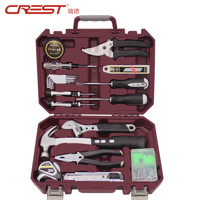 瑞德多功能五金家用工具 定制组套礼品工具套装 厂家直销88件套