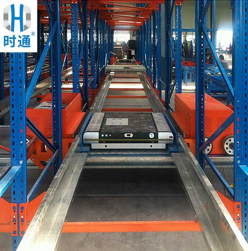 时通货架立体库智能仓库房托盘式四向穿梭车仓储物流半自动化设备