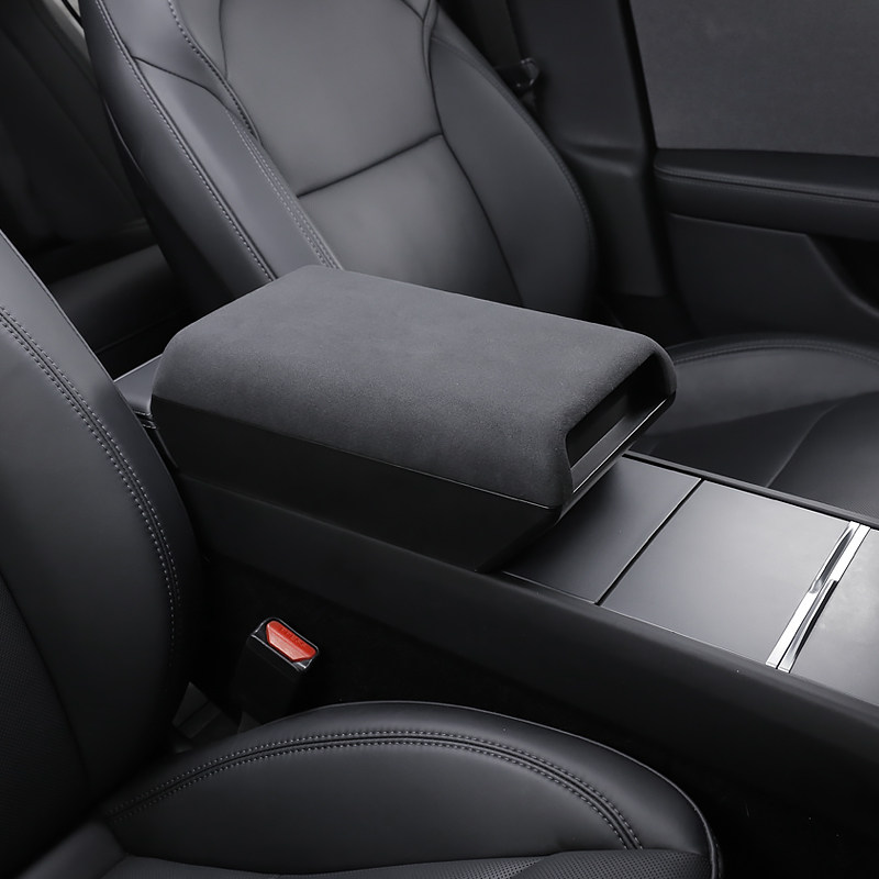 适用于特斯拉Model3/y中控扶手箱增高垫储物盒丫焕新版保护套配件图片