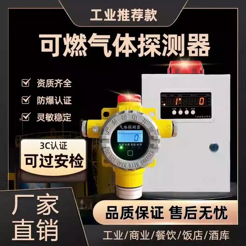 百纳可燃气体泄露浓度报警器