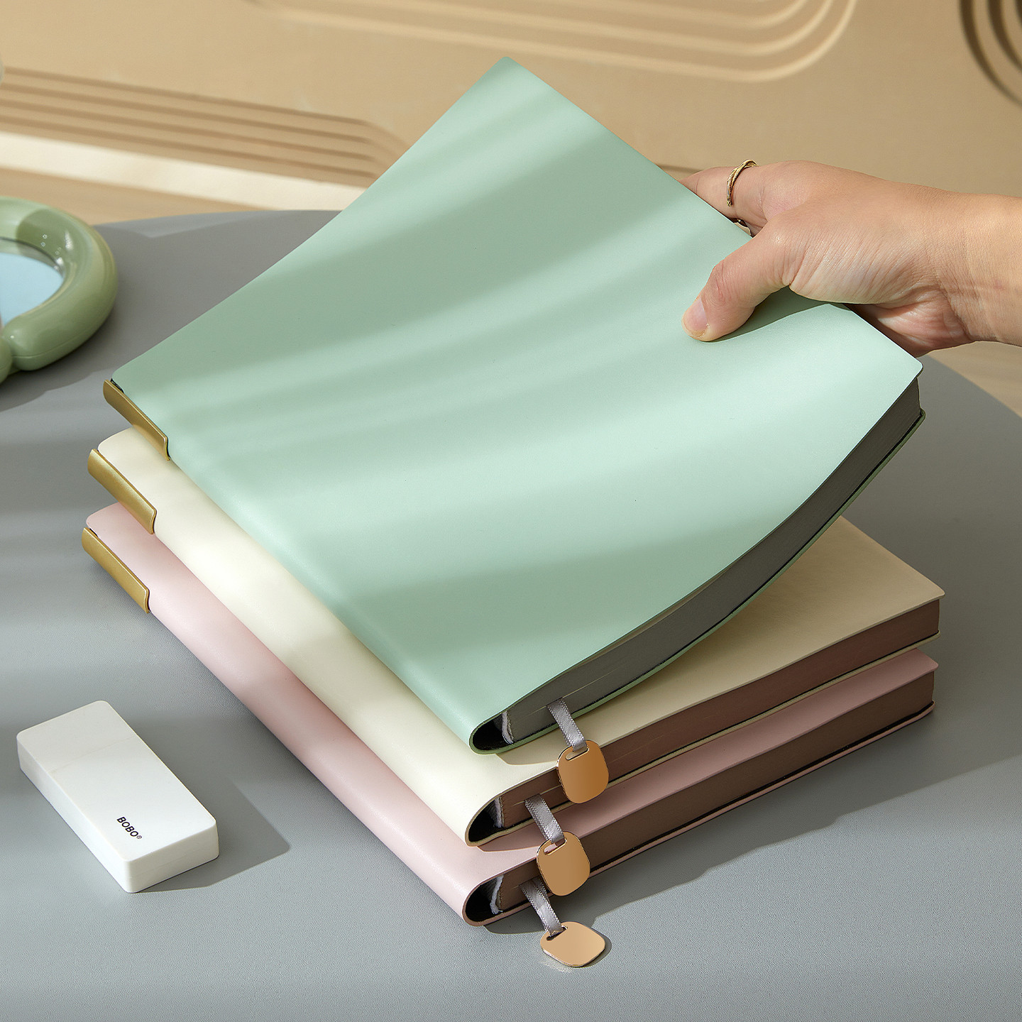 笔记本本子精致软皮日记本