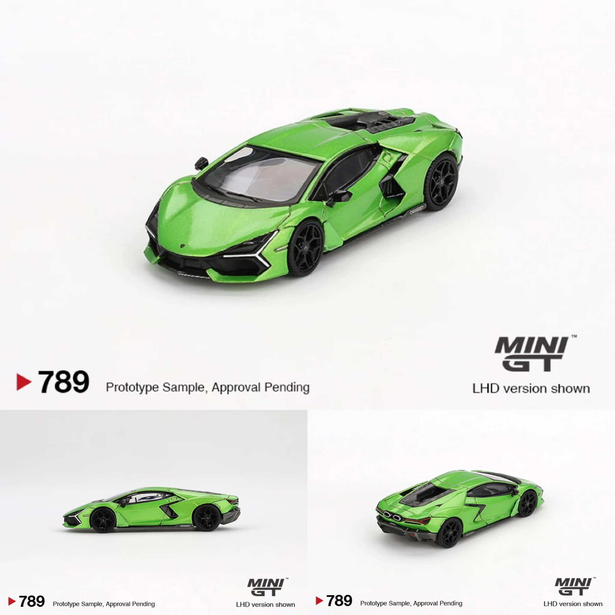 MINIGT 1:64 兰博基尼 Lamborghini Revuelto 合金汽车模型收藏